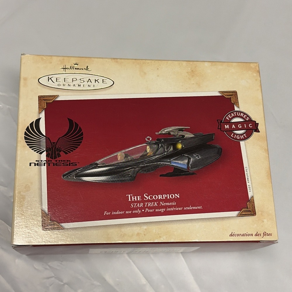 Hallmark STAR TREK  "The Scorpion" Keepsake Ornament 2003